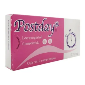 Postday  Levonogestrel  Caja con 2 comprimidos de 0.75 mg