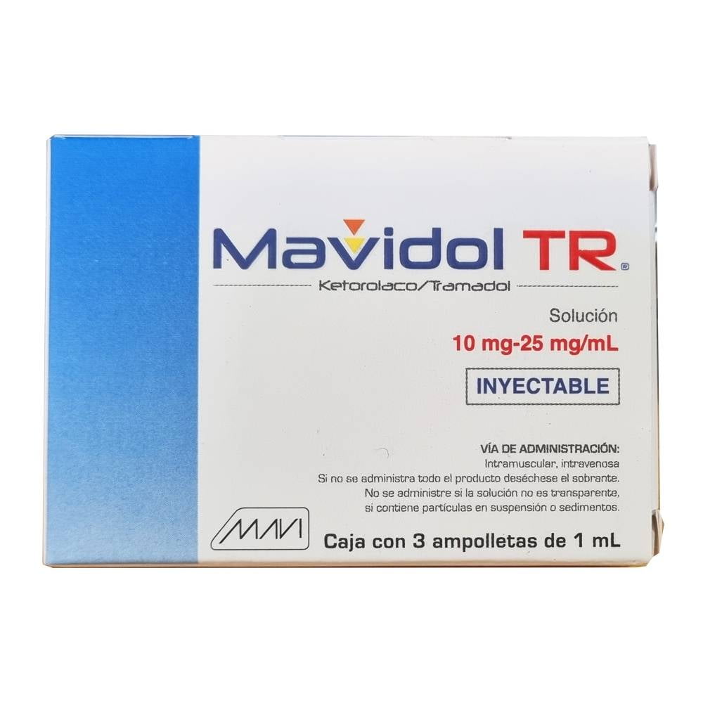 MAVIDOL TR Solucion Inyectable - c/3 1 MAVIDOL TR Solucion Inyectable - c/3