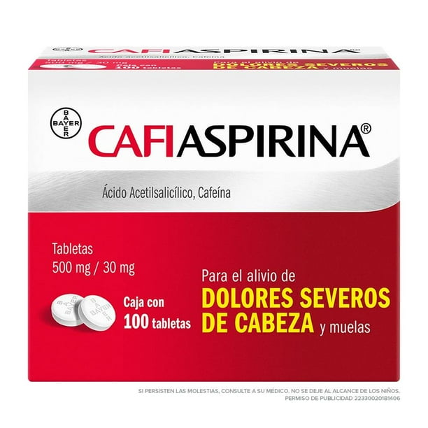 CAFIASPIRINA Tabletas - c/100