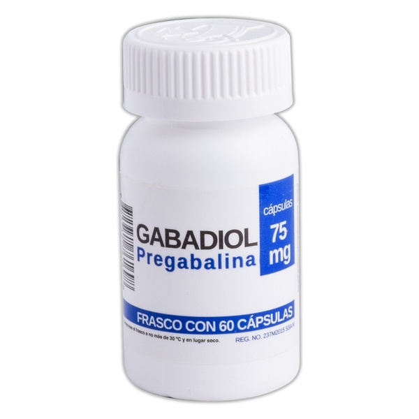 GABADIOL 75MG Capsulas - c/60