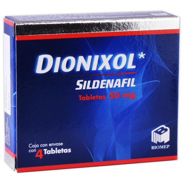 DIONIXOL 50MG Tabletas - c/4