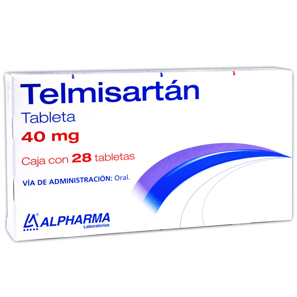 TELMISARTAN 40MG ALPHARMA Tabletas - c/28