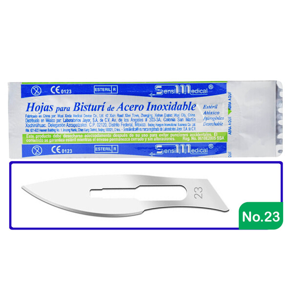 HOJA PARA BISTURI SENSIMEDICAL 23 Pieza - 1 Pieza