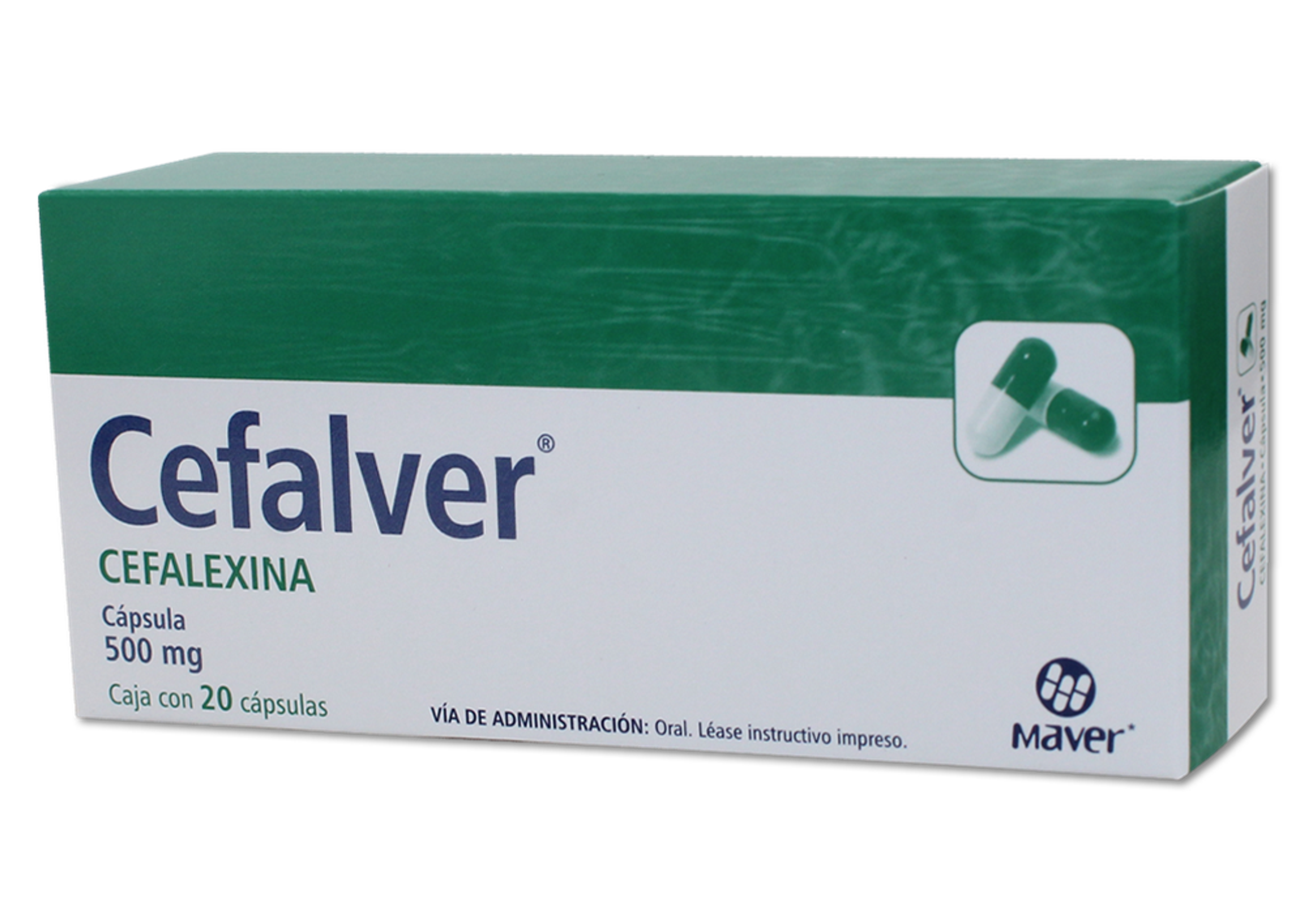 CEFALVER 500MG Capsulas - c/20