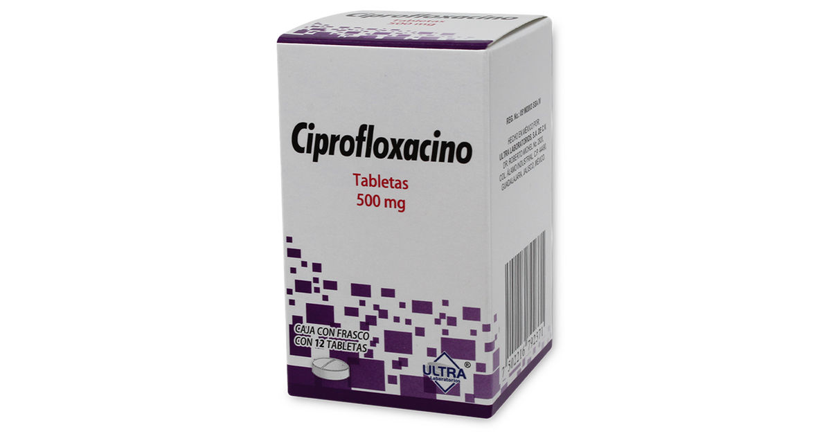 CIPROFLOXACINO 500MG  ULTRA Tabletas - c/12
