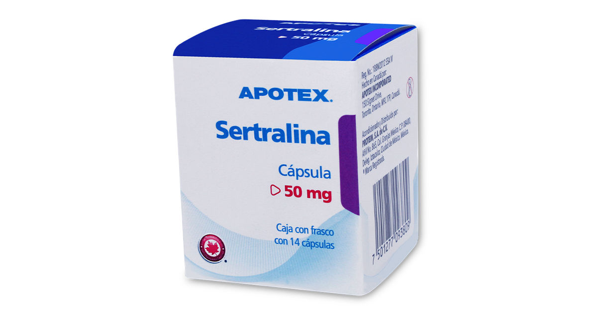 SERTRALINA  APOTEX  Capsulas - c/14