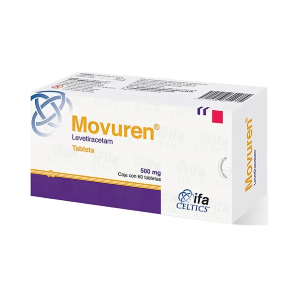 20230217_1033093 Movuren Levetiracetam Caja con 60 tabletas  de 500 mg
