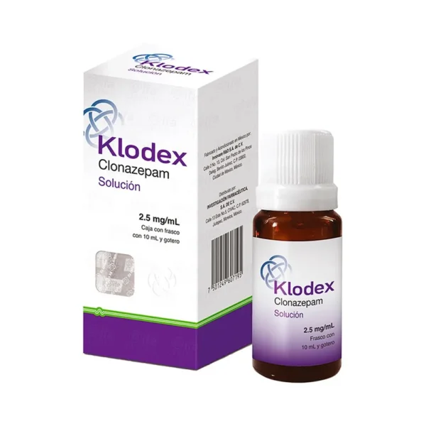 20230217_1042311 Klodex Clonazepam Caja con frasco gotero con 10 mL  de solución de 2.5 mg/Ml