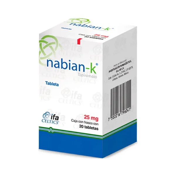 20240612_1010801 Nabian-K Topiramato Caja con 20 tabletas de 25 mg
