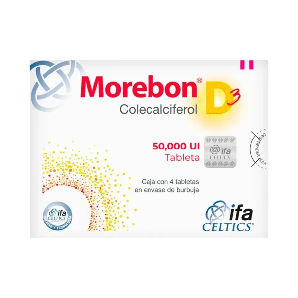 20250403_1047349 Colecalciferol Morebon 50000ui con4 tabletas blister  frasco