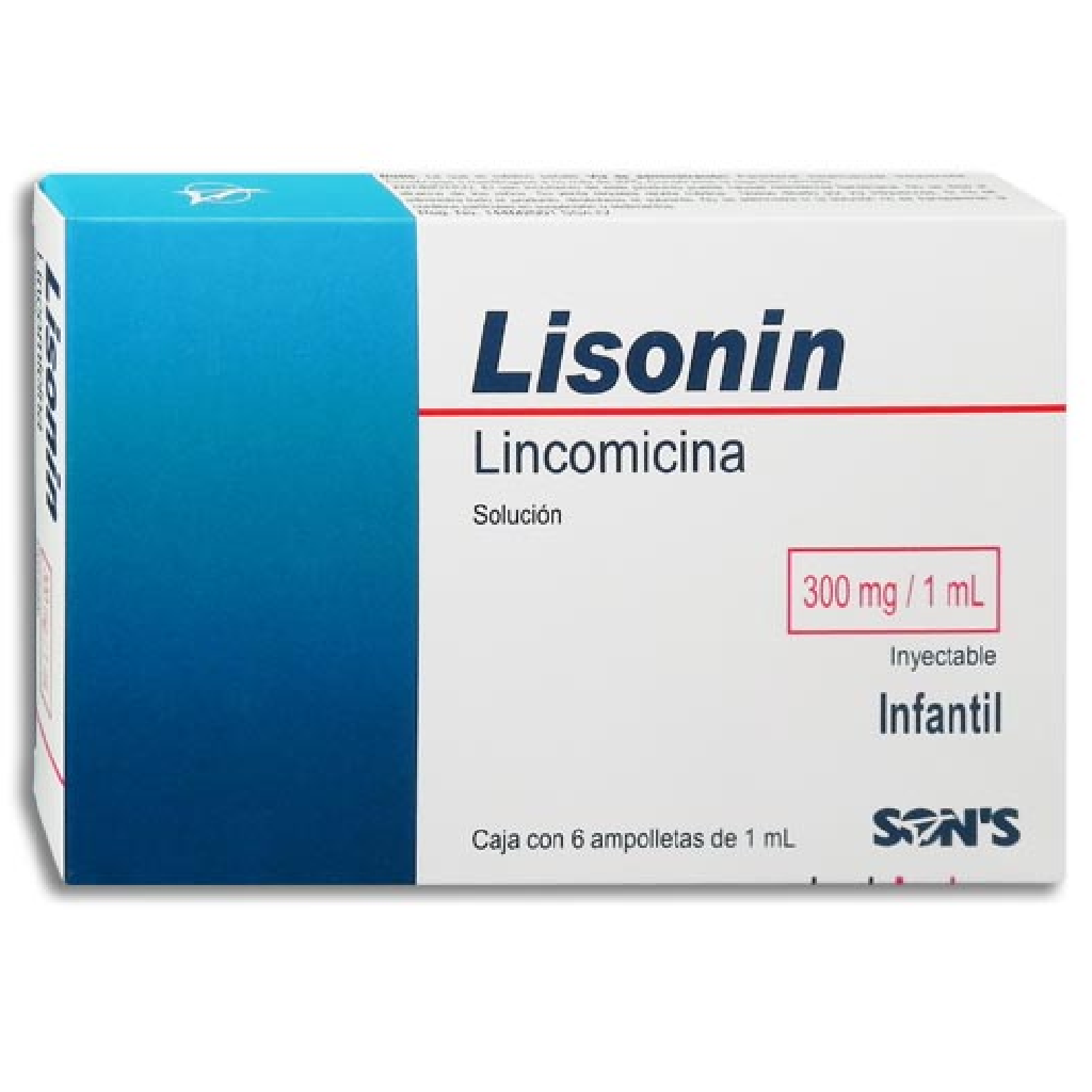 LISONIN 300MG Solucion Inyectable - c/6