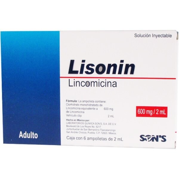 LISONIN 600MG Solucion Inyectable - c/1