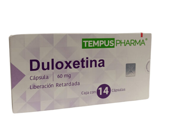 2971706522 Duloxetina Caja con 14 cápsulas de liberación retardada de 60 mg