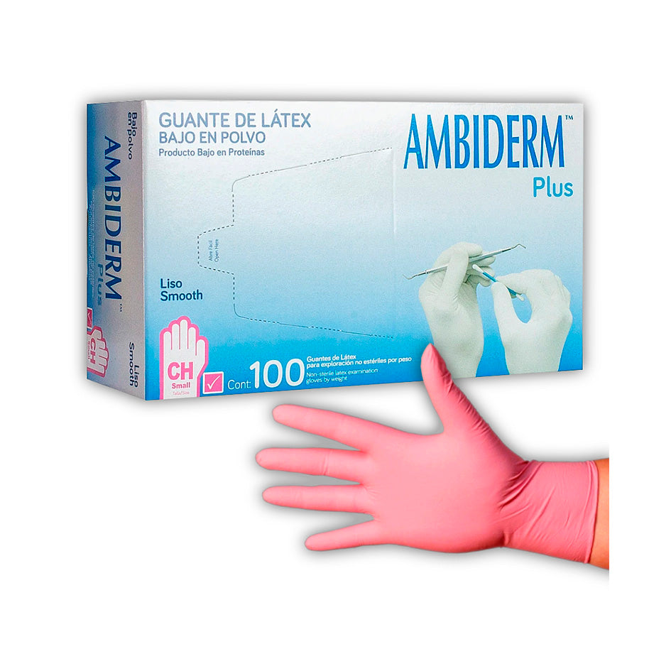 GUANTE AMBIDERM NO ESTERIL CHICO Caja - c/100
