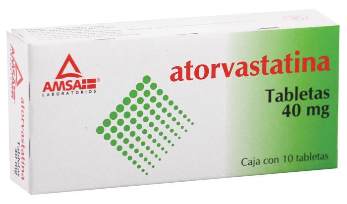 ATORVASTATINA 40MG AMSA Tabletas - c/10