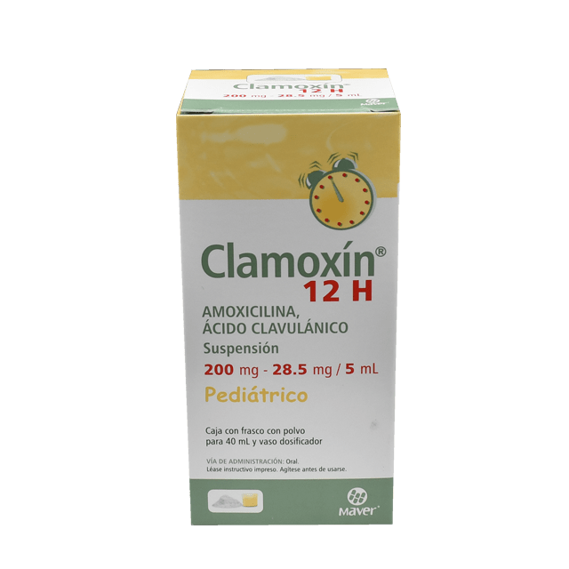 CLAMOXIN 12H PEDIATRICO 200/28.5MG Suspension - 40 ml