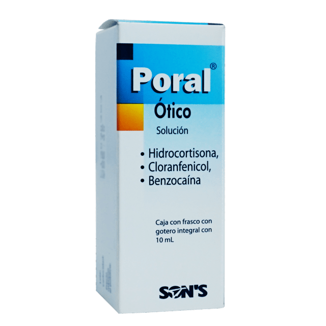PORAL OTICO Solucion Otica - 10 ml