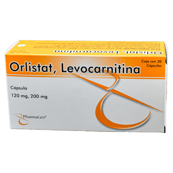ORLISTAT / LEVOCARNITINA (Pharmagen) c/30 CAPS. 120/200 MG.