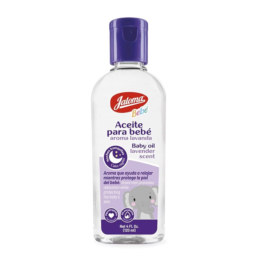 ACEITE PARA BEBE AROMA LAVANDA Frasco - 120 ml