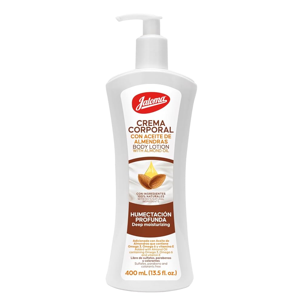 CREMA CORPORAL CON ACEITE DE ALMENDRAS Frasco - 400 ml