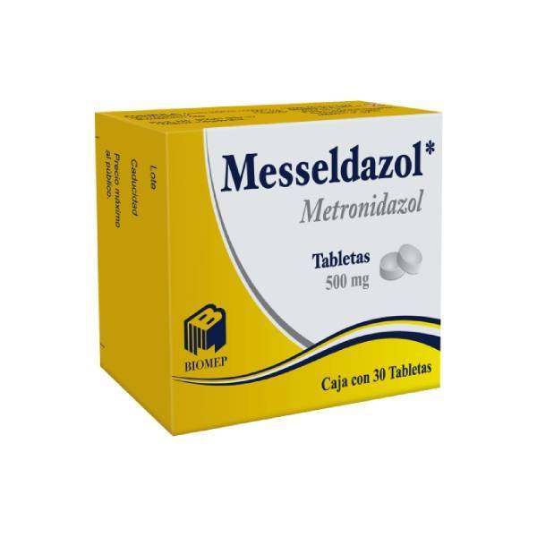 MESSELDAZOL 500MG  Tabletas - c/30