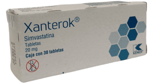 XANTEROK 20MG Tabletas - c/30