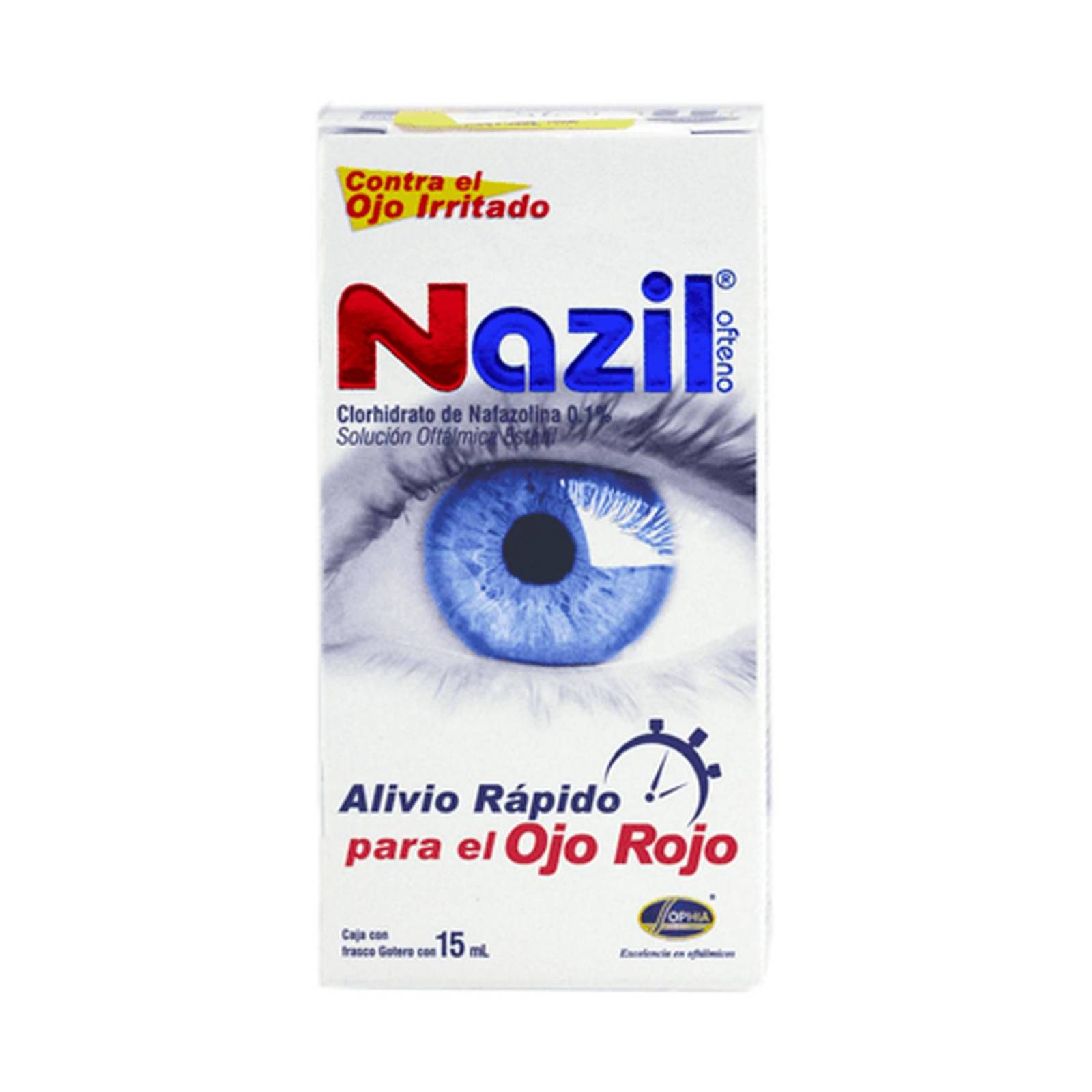 NAZIL OFTENO Solucion Oftalmica - 15 ml