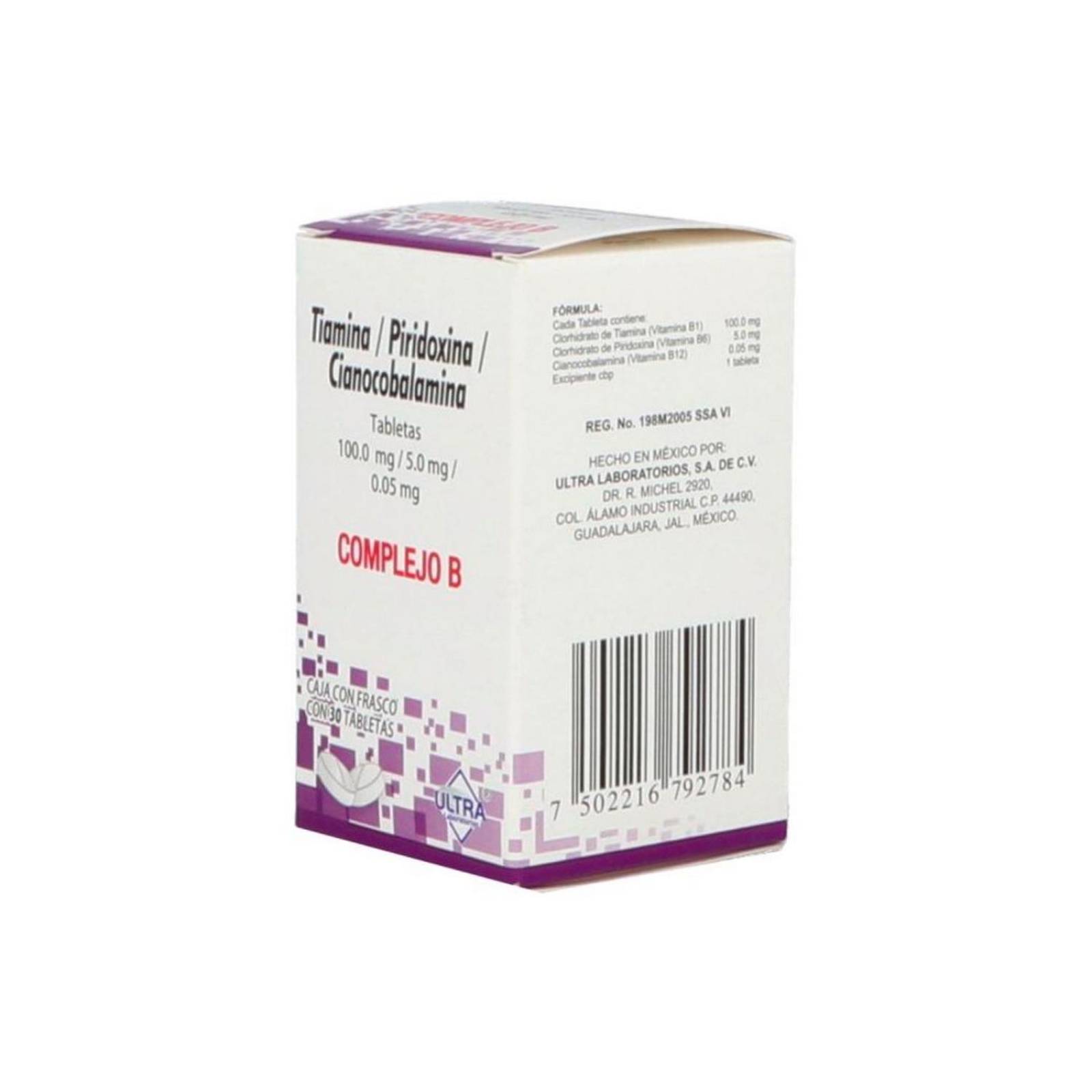 COMPLEJO B ULTRA Tabletas - c/30 1 COMPLEJO B ULTRA Tabletas - c/30