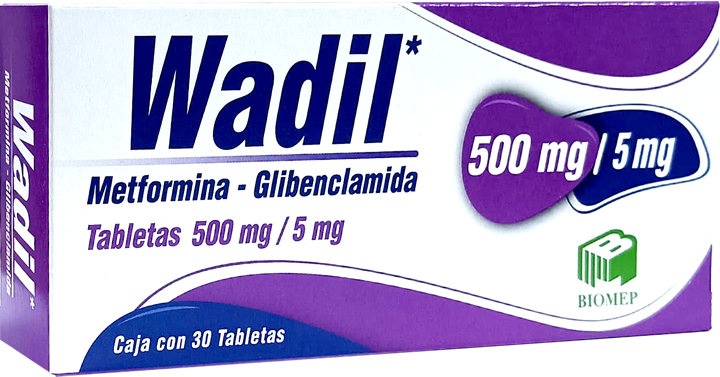 WADIL 500/5MG Tabletas - c/30