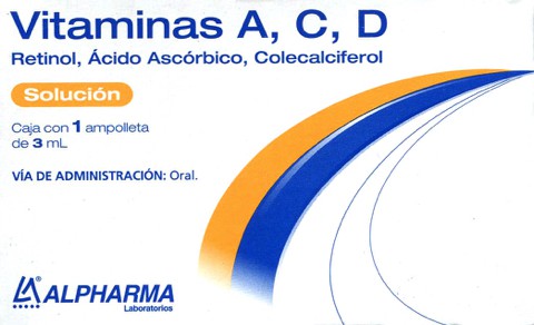 VITAMINAS A C D ALPHARMA Solucion Ingerible - c/5