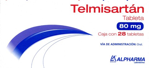 TELMISARTAN 80MG ALPHARMA Tabletas - c/28