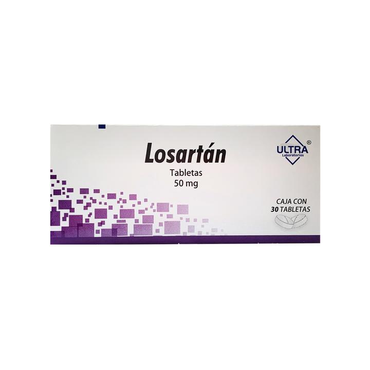 LOSARTAN ULTRA Tabletas - c/30 1 LOSARTAN ULTRA Tabletas - c/30