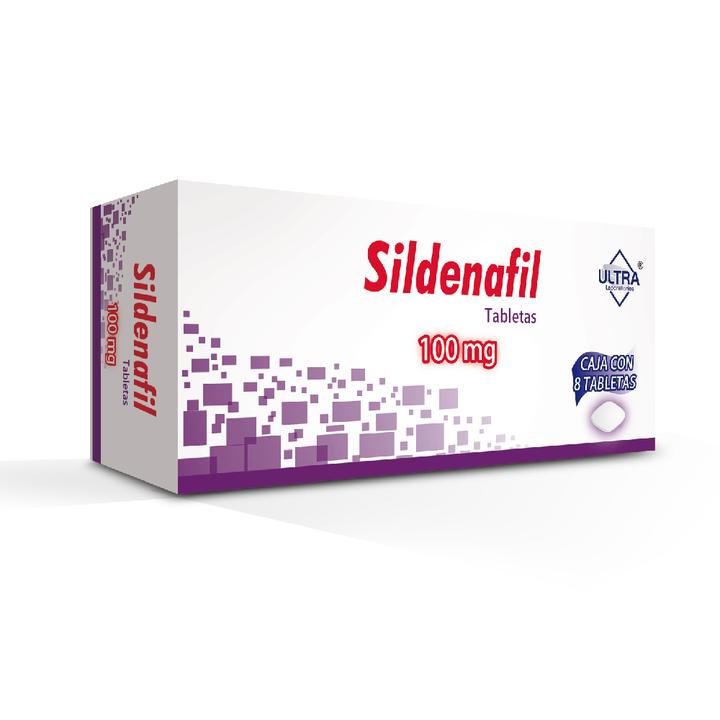 SILDENAFIL 100MG ULTRA Tabletas - c/8