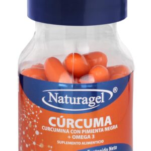CURCUMA CON PIMIENTA NEGRA + OMEGA 3 NATURAGEL Capsulas - c/30