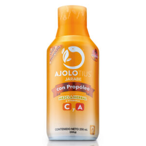 AJOLOTIUS PROPOLEO CON MEZCLA HERBAL, VITAMINAS A Y C Jarabe - 250 ml