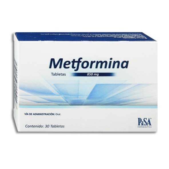 METFORMINA 850MG PISA Tabletas - c/30