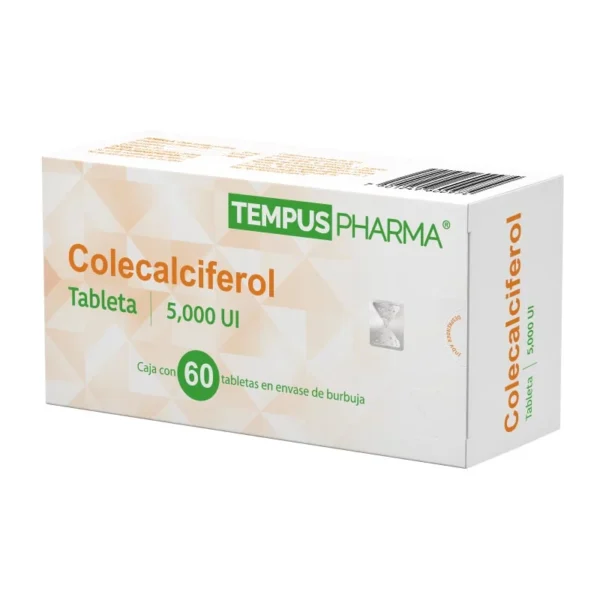 7501249600974 Colecalciferol 5000u con 60 tabletas