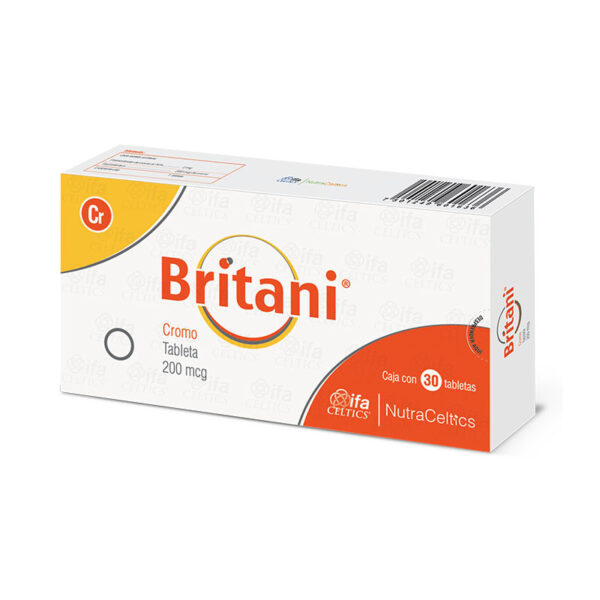 Britani 200mcg con 30 tabletas cromo