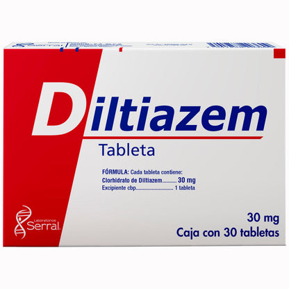 DILTIAZEM SERRAL Tabletas - c/30
