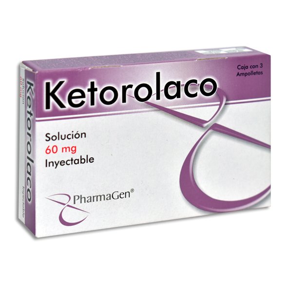 KETOROLACO 60MG PHARMAGEN Solucion Inyectable - c/3