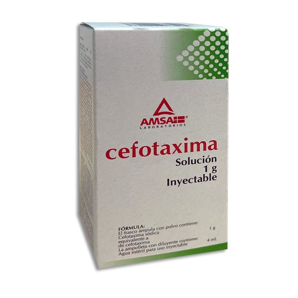 CEFOTAXIMA 1GR IV AMSA Solucion Inyectable - c/1