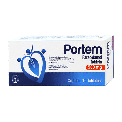 PORTEM 500MG Tabletas - c/10