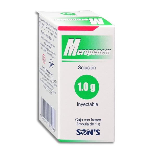 MEROPENEM 1GR SONS Ampulas - c/1