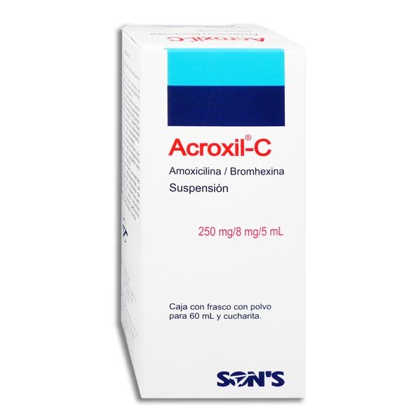 ACROXIL C 250MG Suspension - 60 ml