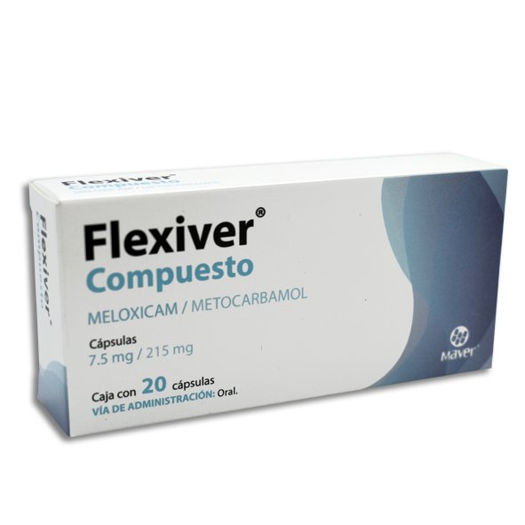 FLEXIVER COMPUESTO 7.5/215MG Capsulas - c/20