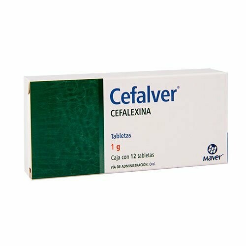 CEFALVER 1GR Tabletas - c/12