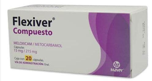 FLEXIVER COMPUESTO 15/215MG Capsulas - c/20