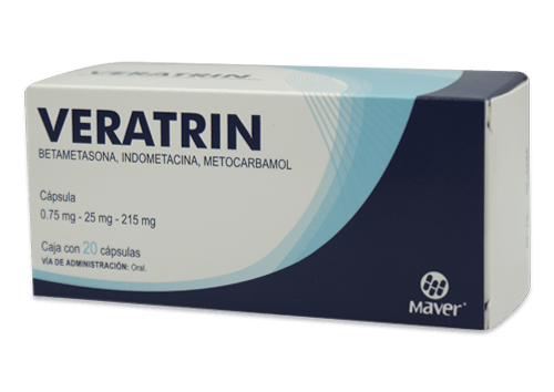 VERATRIN Capsulas - c/20