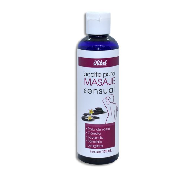 ACEITE PARA MASAJE SENSUAL OLIBEL Frasco - 120 ml