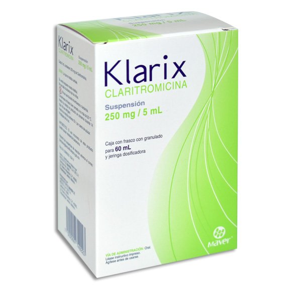 KLARIX 250MG Suspension - 60 ml